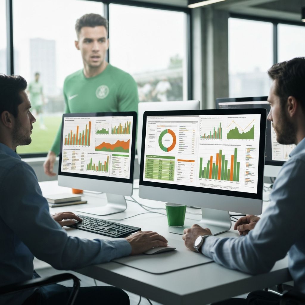 Sports analytics background