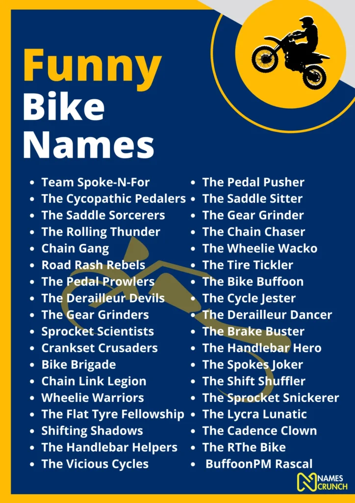 Funny Cycling Team Names: Hilarious Pedal Puns