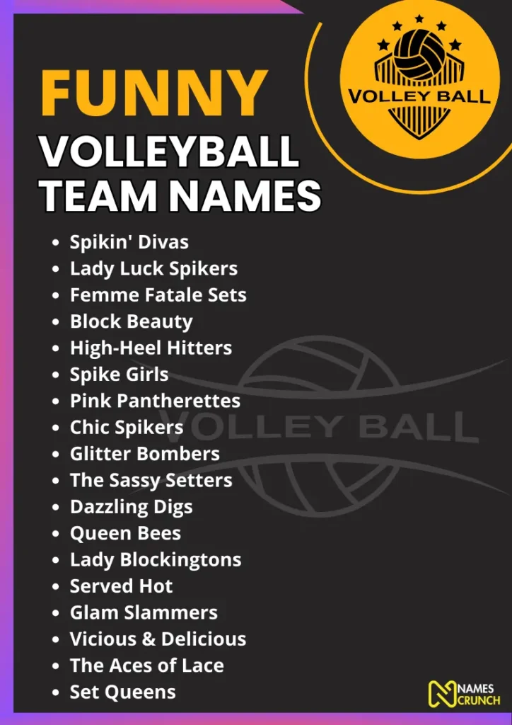 Funny Sand Volleyball Team Names: Spike Your Way to Laughter!