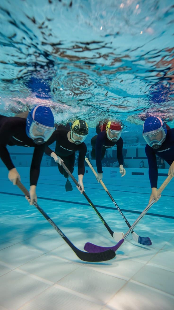 underwater hockey